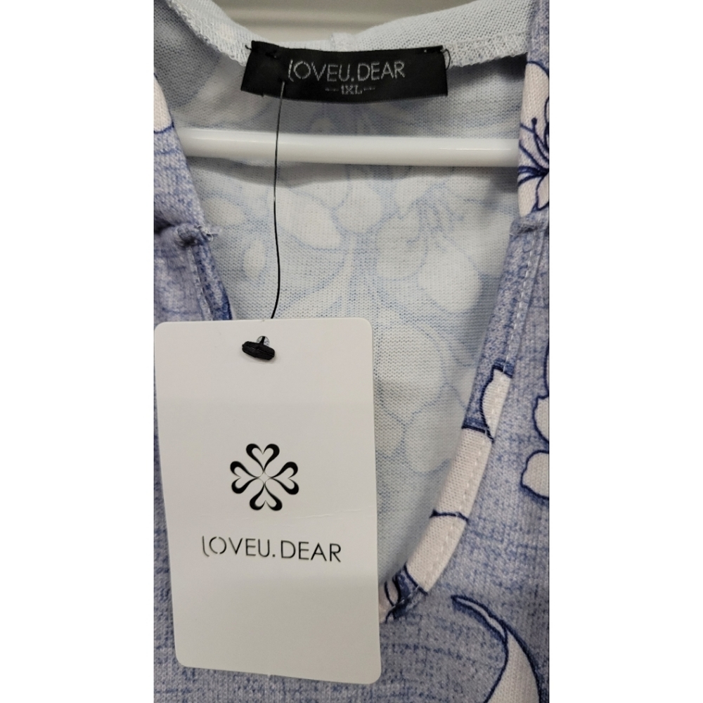 NWT | loveu.dear Floral Hooded Top - Picture 3 of 6